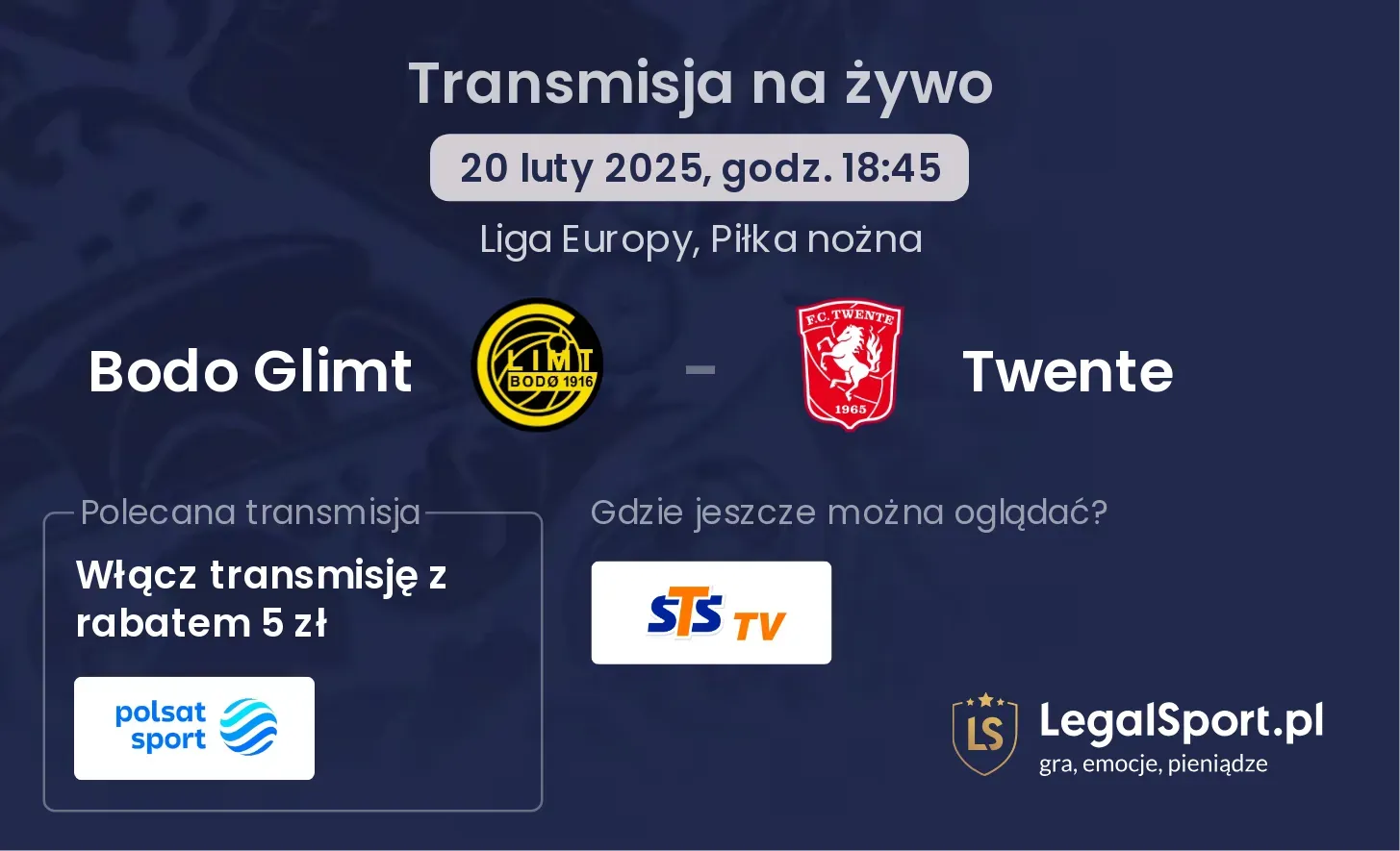 Bodo Glimt - Twente gdzie oglądać?