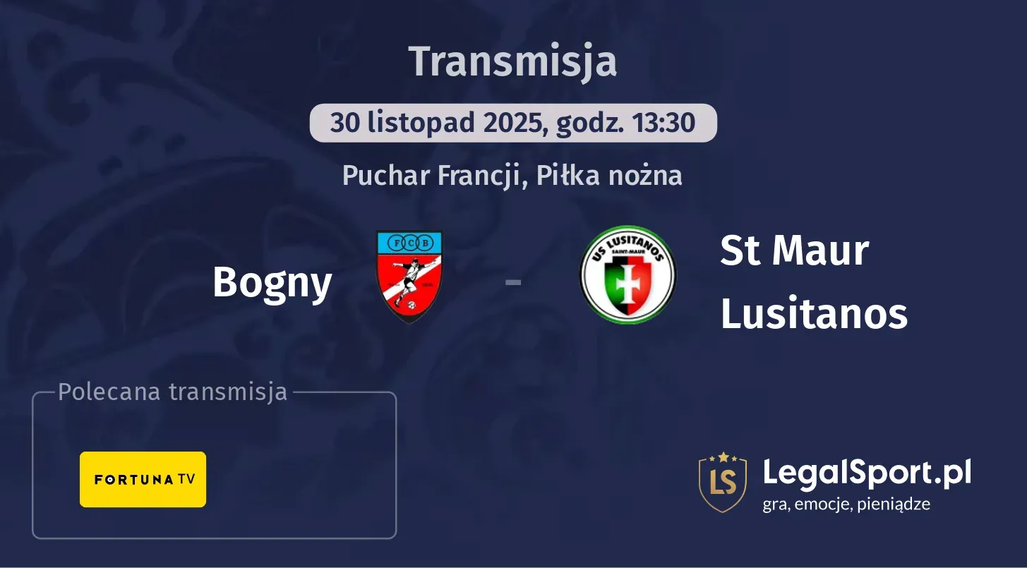 Bogny - St Maur Lusitanos Transmisje