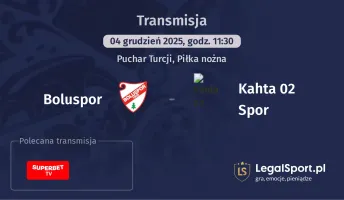 Boluspor - Kahta 02 Spor gdzie oglądać? (04.12)
