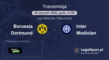 Borussia Dortmund - Inter Mediolan gdzie oglądać (28.01.2026)