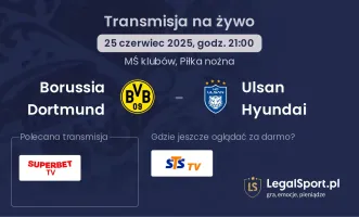 Borussia Dortmund - Ulsan Hyundai gdzie oglądać?
