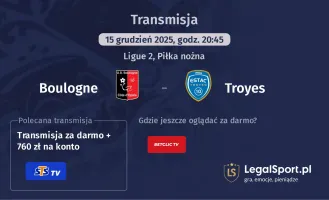 Boulogne - Troyes gdzie oglądać? (15.12)
