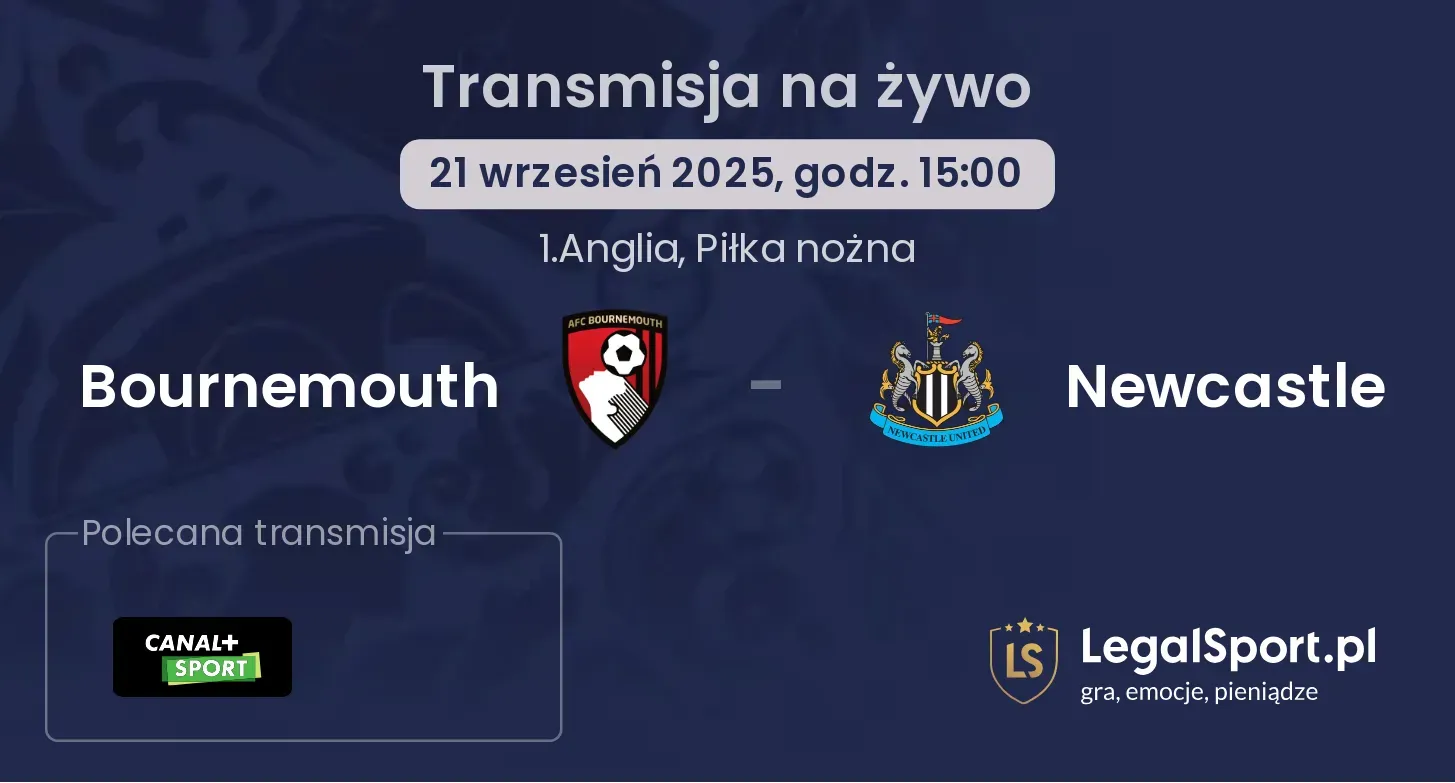 Bournemouth - Newcastle gdzie oglądać?
