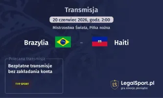 Brazylia - Haiti gdzie oglądać? (20.06)
