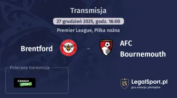 Brentford - AFC Bournemouth gdzie oglądać (27.12.2025)