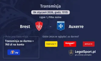 Brest - Auxerre gdzie oglądać? (04.01)