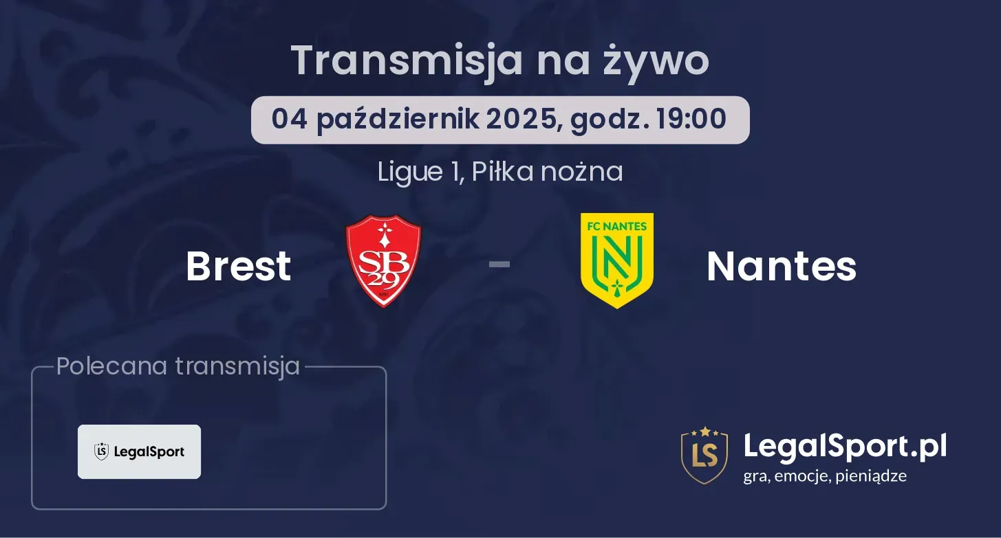 Brest - Nantes gdzie oglądać?