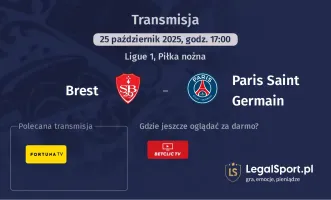 Brest - Paris Saint Germain gdzie oglądać?