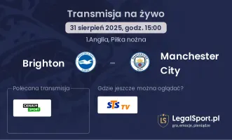 Brighton - Manchester City gdzie oglądać?