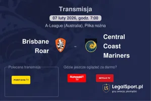 Brisbane Roar - Central Coast Mariners gdzie oglądać? (07.02)