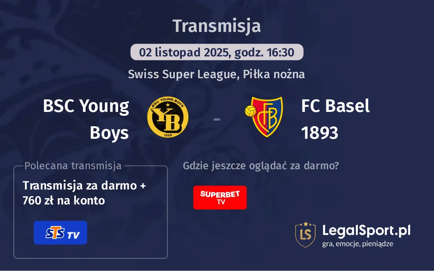 BSC Young Boys - FC Basel 1893 Transmisje