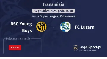 BSC Young Boys - FC Luzern gdzie oglądać? (14.12)