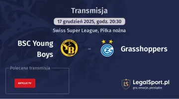 BSC Young Boys - Grasshoppers gdzie oglądać? (17.12)
