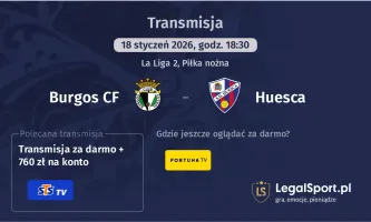 Burgos CF - Huesca gdzie oglądać? (18.01)