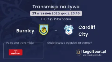 Burnley - Cardiff City gdzie oglądać?