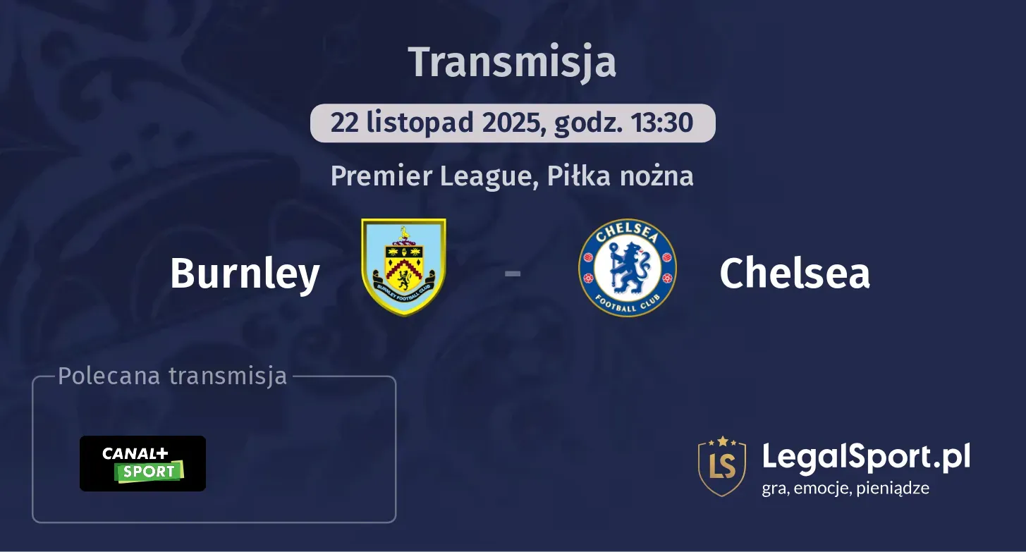Burnley - Chelsea Transmisje