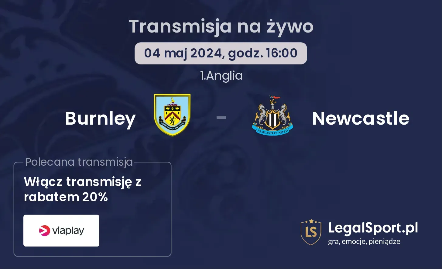 Burnley - Newcastle transmisja na żywo