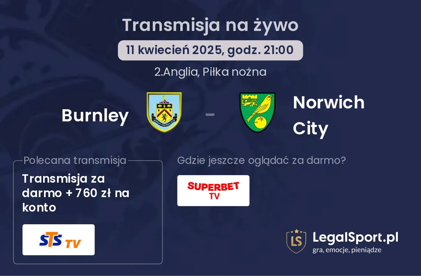 Burnley - Norwich City gdzie oglądać?
