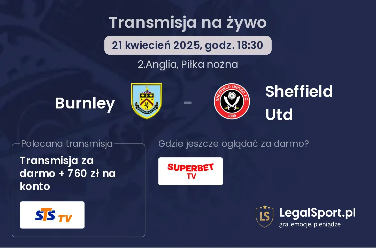 Burnley - Sheffield Utd gdzie oglądać?