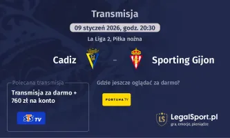 Cadiz - Sporting Gijon gdzie oglądać? (09.01)