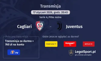 Cagliari - Juventus gdzie oglądać (17.01.2026)