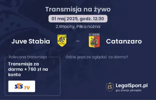 Juve Stabia - Catanzaro gdzie oglądać?