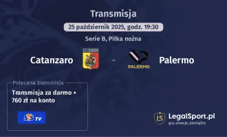 Catanzaro - Palermo gdzie oglądać?