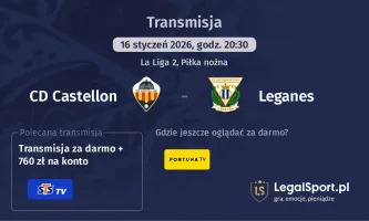 CD Castellon - Leganes gdzie oglądać? (16.01)