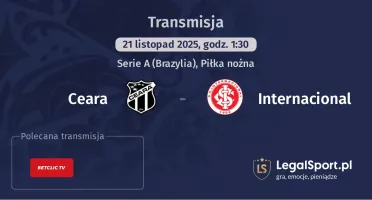 Ceara - Internacional gdzie oglądać? (21.11)