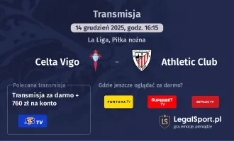 Celta Vigo - Athletic Club gdzie oglądać? (14.12)