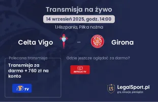 Celta Vigo - Girona gdzie oglądać?