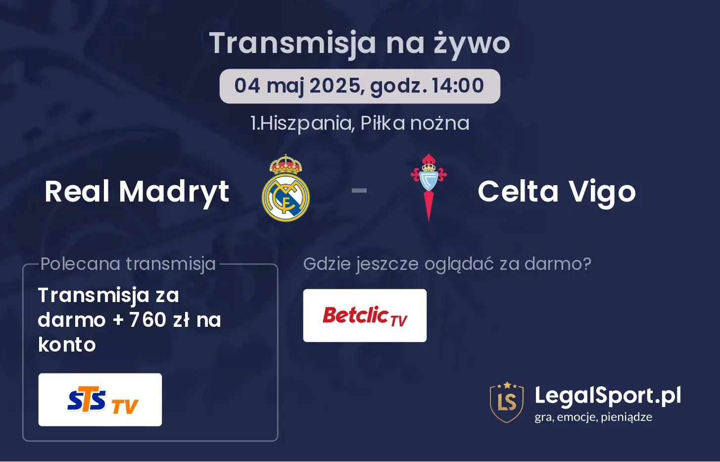 Real Madryt - Celta Vigo gdzie oglądać?