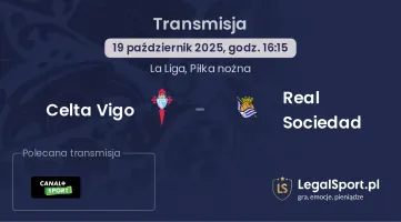 Celta Vigo - Real Sociedad gdzie oglądać?