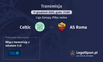 Celtic - AS Roma gdzie oglądać? (11.12)