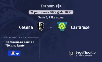 Cesena - Carrarese gdzie oglądać?