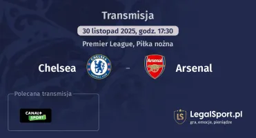 Chelsea - Arsenal gdzie oglądać? (30.11)