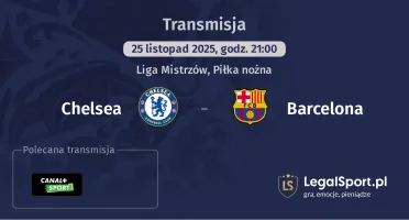 Chelsea - Barcelona gdzie oglądać? (25.11)