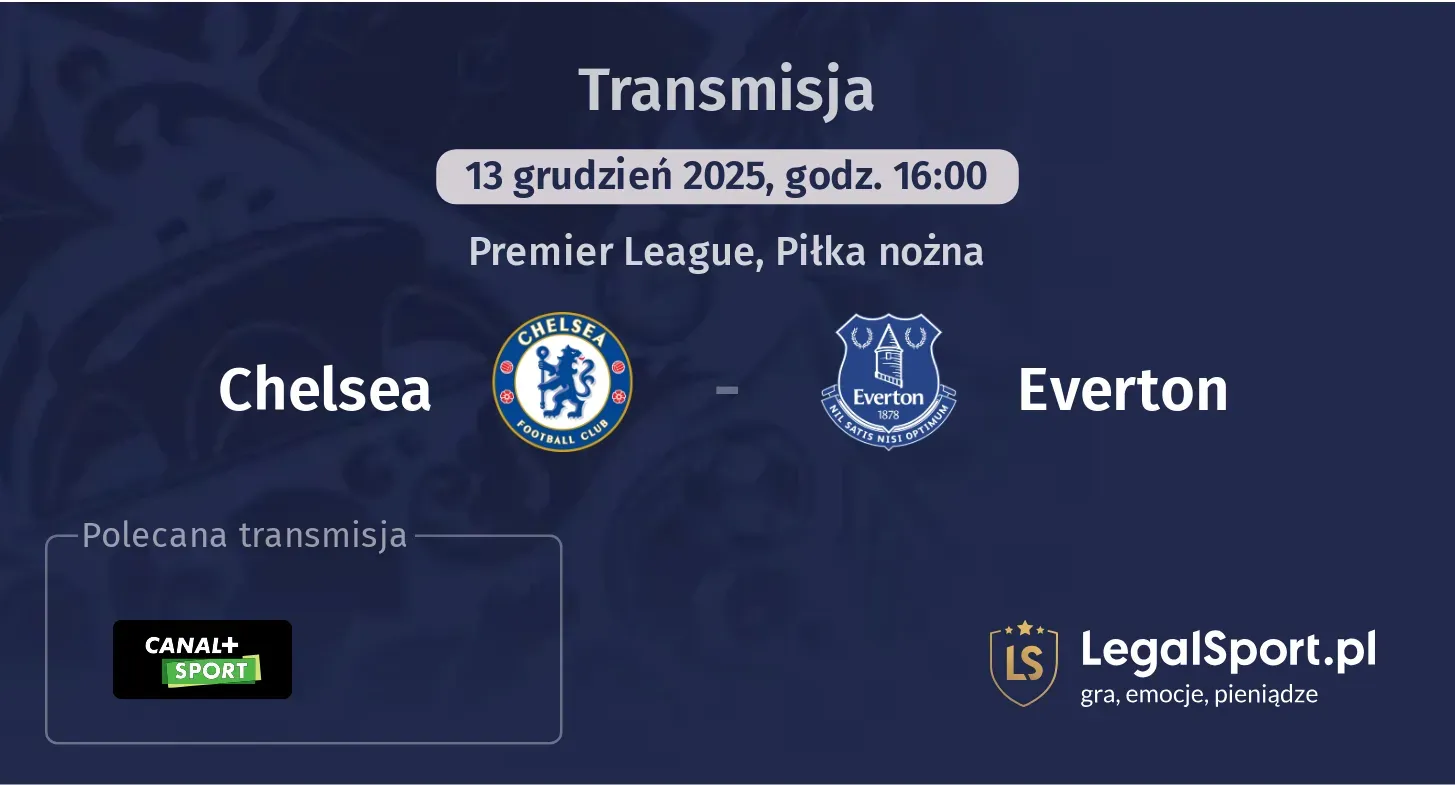 Chelsea - Everton Transmisje