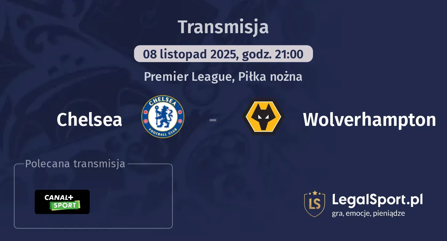 Chelsea - Wolverhampton Transmisje