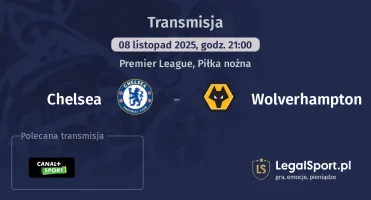 Chelsea - Wolverhampton gdzie oglądać? (08.11)