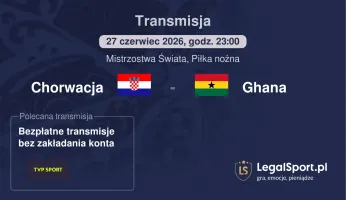 Chorwacja - Ghana gdzie oglądać (27.06.2026)