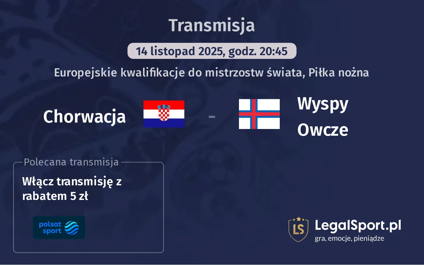 Chorwacja - Wyspy Owcze Transmisje
