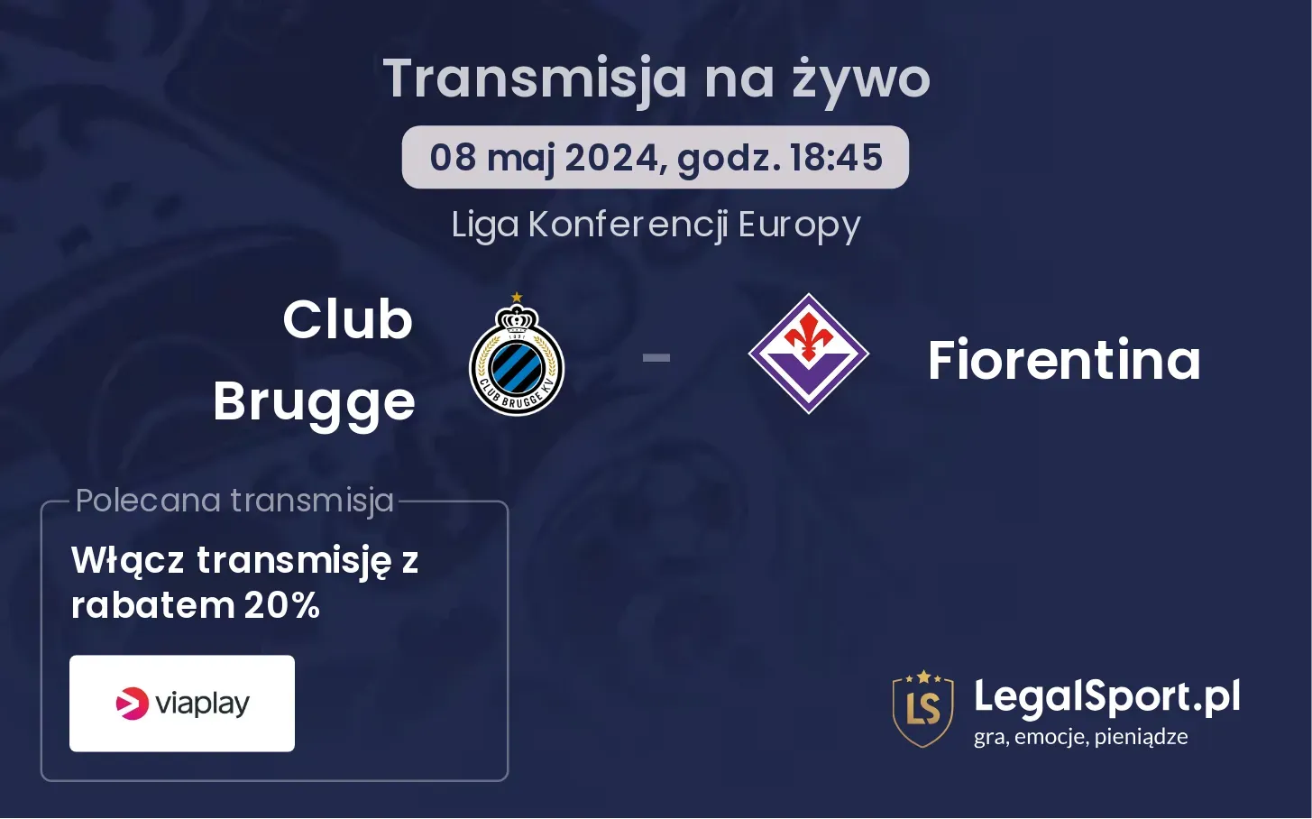 Club Brugge - Fiorentina transmisja na żywo
