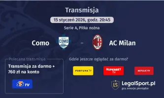 Como - AC Milan gdzie oglądać (15.01.2026)