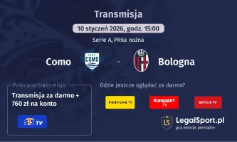 Como - Bologna gdzie oglądać (10.01.2026)