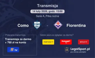 Como - Fiorentina gdzie oglądać (14.02.2026)