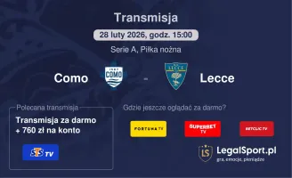 Como - Lecce gdzie oglądać (28.02.2026)
