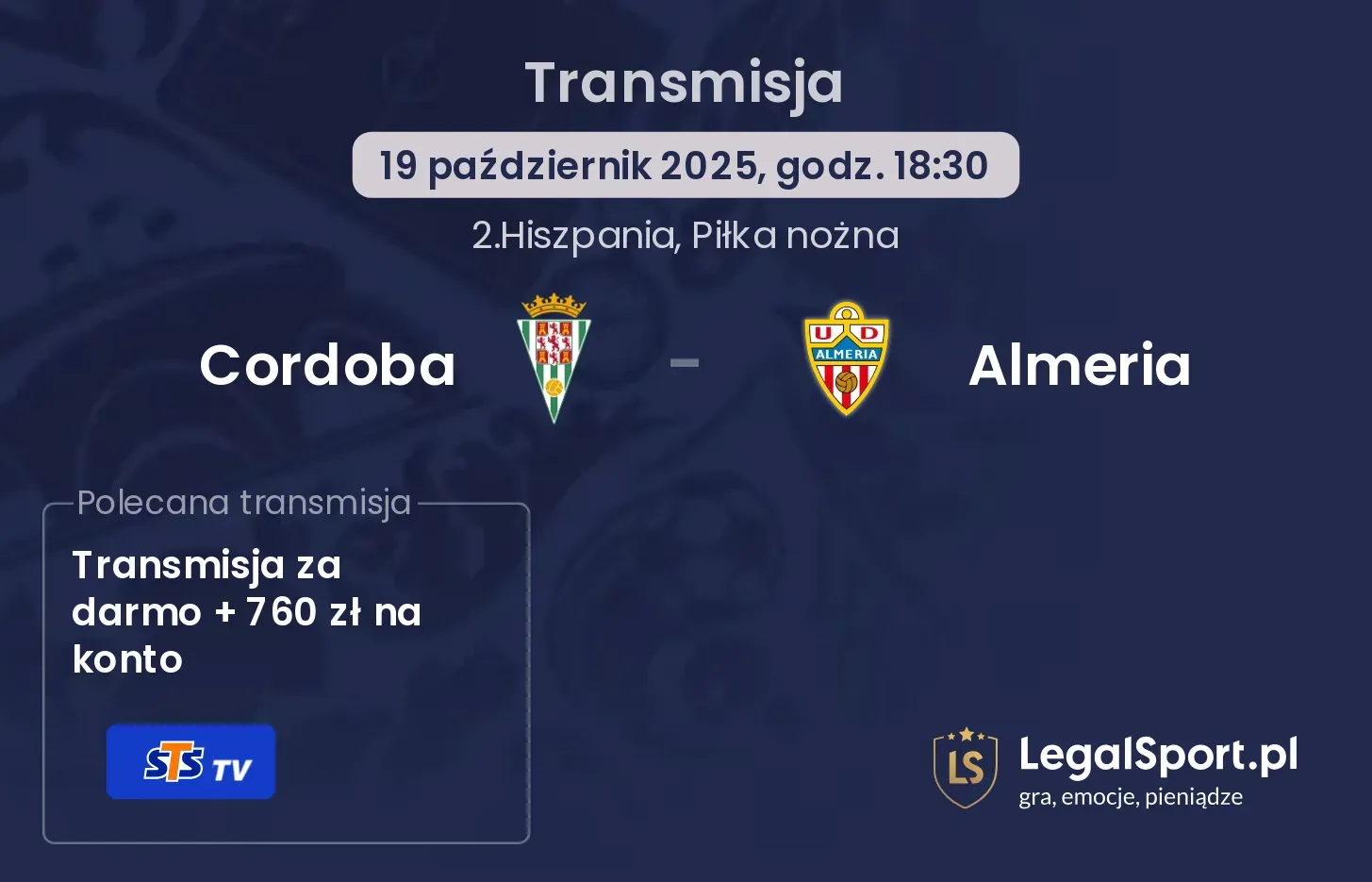 Cordoba - Almeria Transmisje