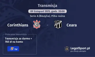 Corinthians - Ceara gdzie oglądać? (09.11)