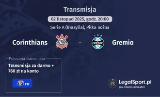 Corinthians - Gremio gdzie oglądać?